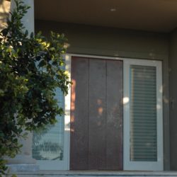 Copper front door